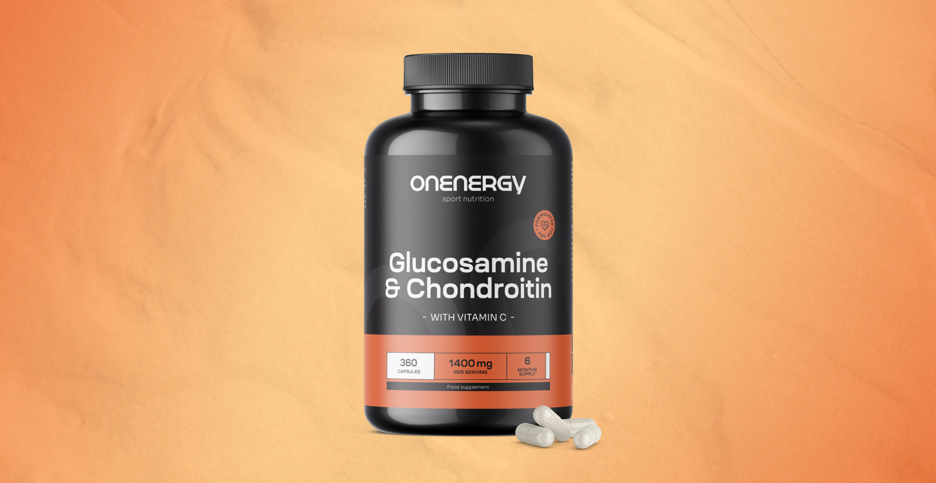 Glucosamina + condroitina 1400 mg