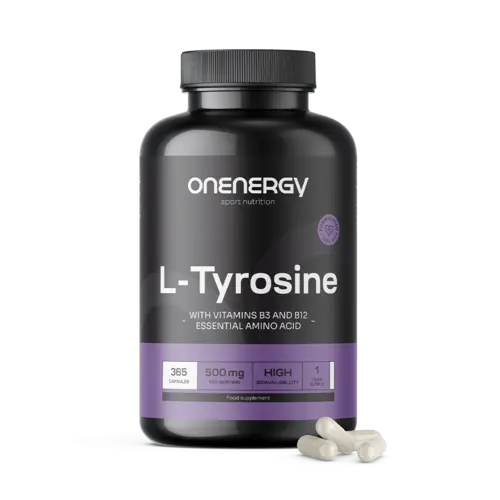 L-Tirosina 500 mg, 365 capsule