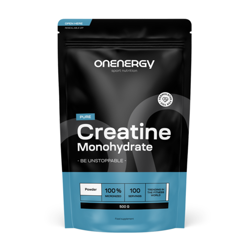 Pure Creatina monoidrato in polvere, 500 g