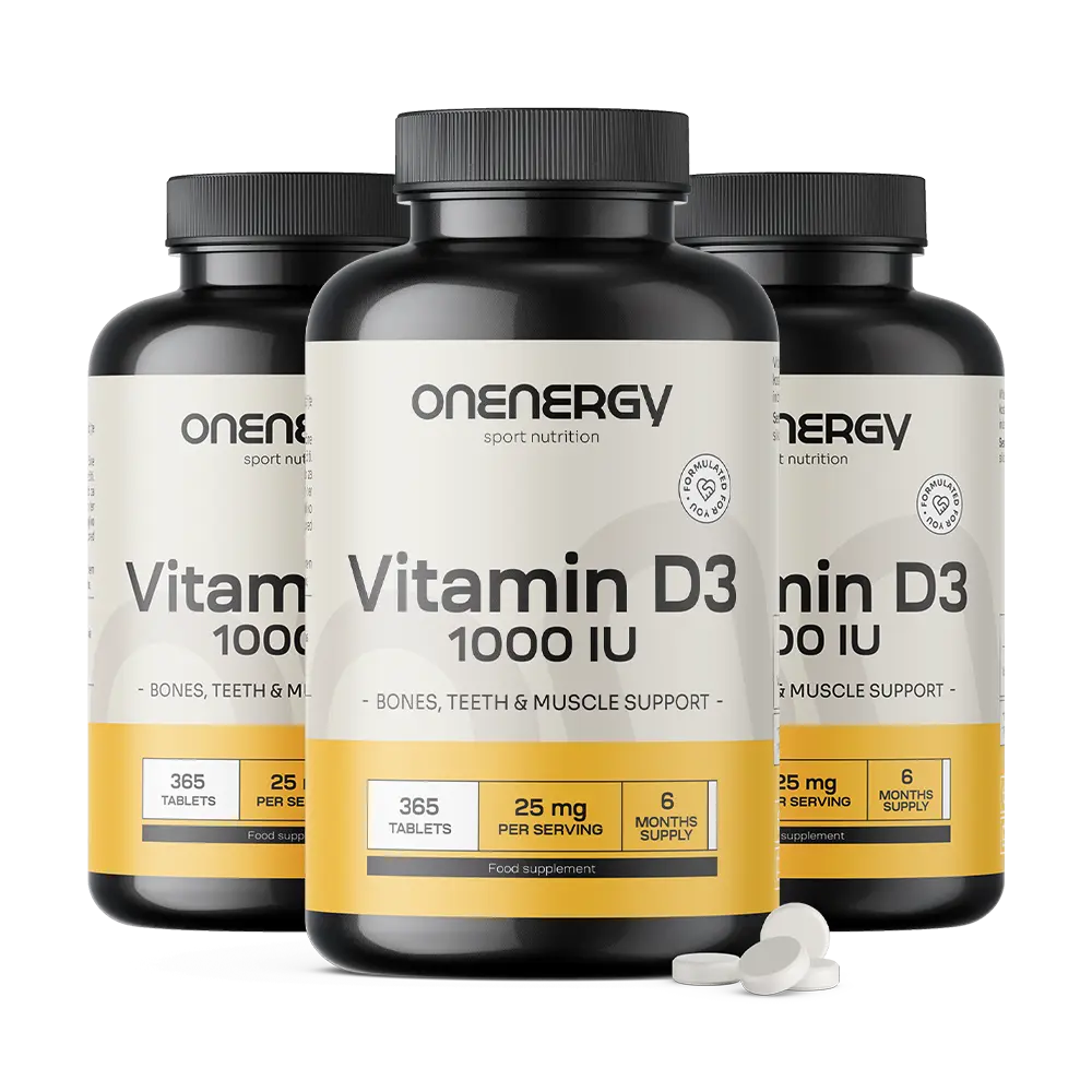 3x Vitamina D3 1000 IU