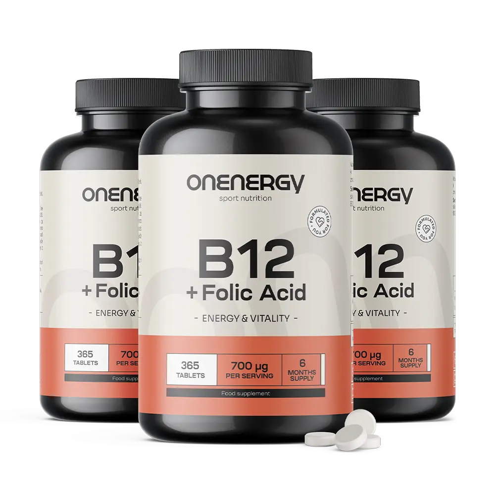 3x Vitamina B12 + acido folico