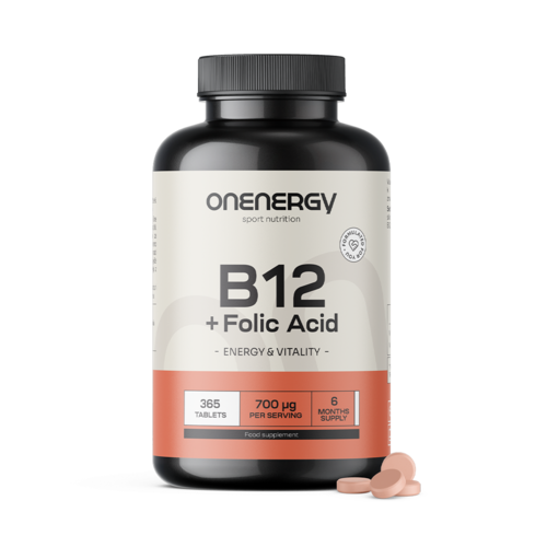 Vitamina B12 + acido folico, 365 compresse