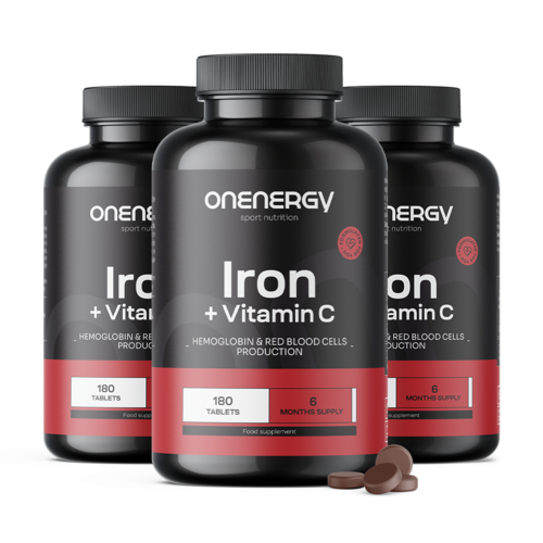 3x Ferro + vitamina C, totale 540 compresse