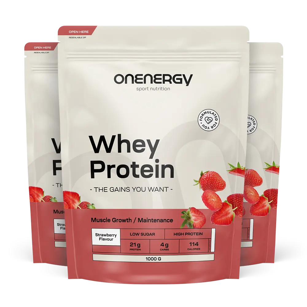 3x Proteine del siero di latte – fragola