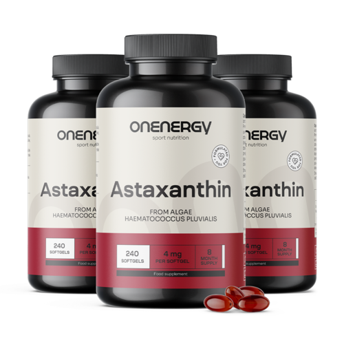 3x Astaxantina 4 mg, totale 720 capsule molli