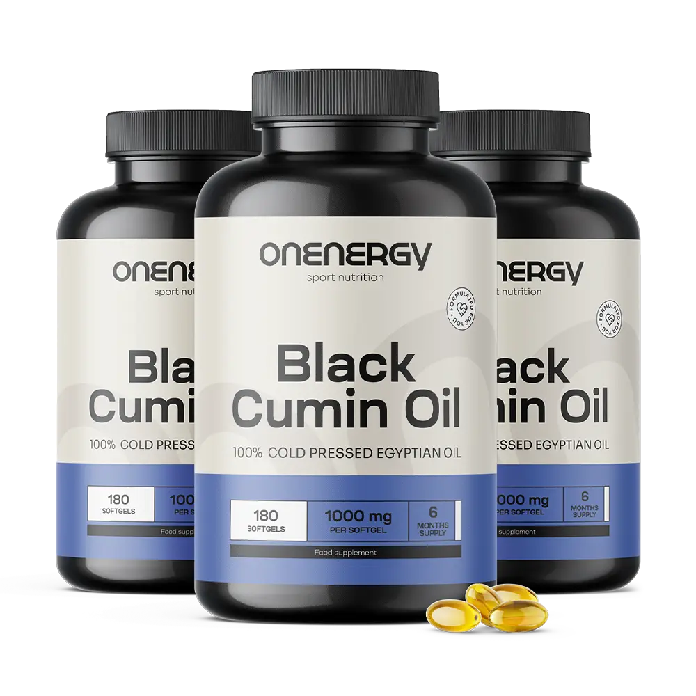 3x Olio di cumino nero 1000 mg