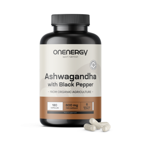 Ashwagandha con pepe nero, 180 capsule