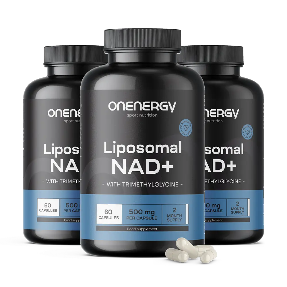3x NAD+ liposomiale 500 mg - con trimetilglicina