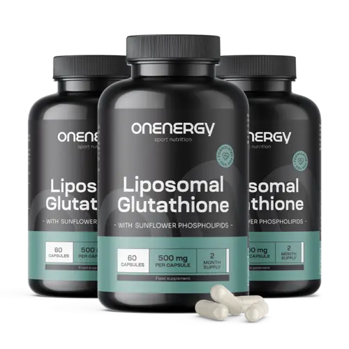 3x Glutatione liposomiale 500 mg, totale 180 capsule