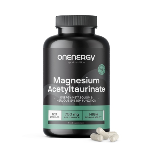 Magnesio acetil taurinato 750 mg, 120 capsule