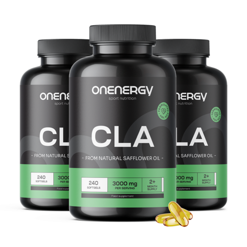 3x CLA 3000 mg – acido linoleico coniugato, totale 720 capsule molli