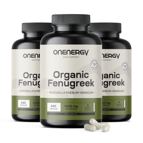 3x BIO Fieno greco (trigonella) 1500 mg, totale 720 capsule