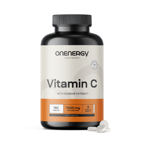 Vitamina C 1000 mg con rosa canina, 180 compresse