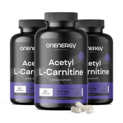 3x Acetil-​L-​carnitina HCl, totale 270 capsule