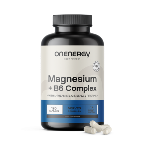 Complesso di magnesio + B6, 120 capsule