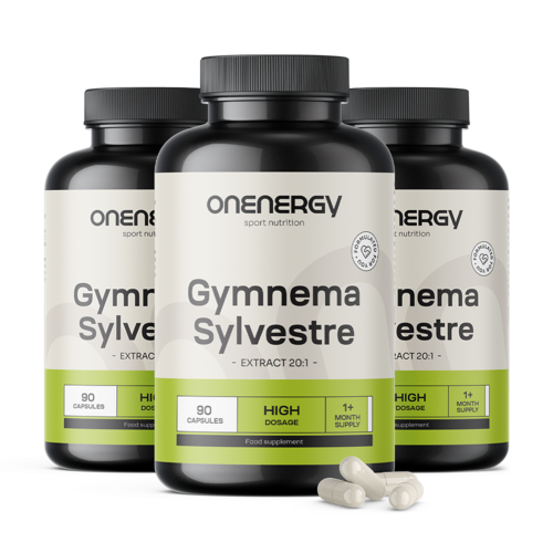 3x Gimnema (Gymnema Sylvestre) – estratto 20:1, totale 270 capsule