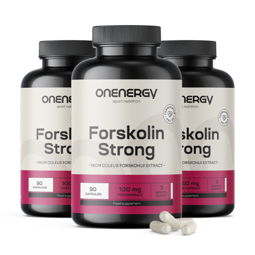 3x Forskolina Strong 100 mg, totale 270 capsule