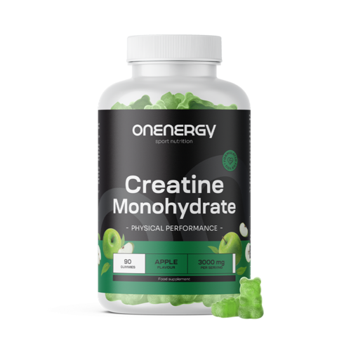 Creatina monoidrato 3000 mg – mela, 90 caramelle gommose