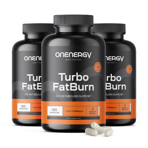 3x Turbo FatBurn, totale 360 capsule