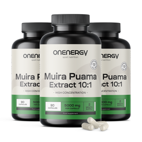 3x Muira Puama – estratto 10:1, totale 270 capsule