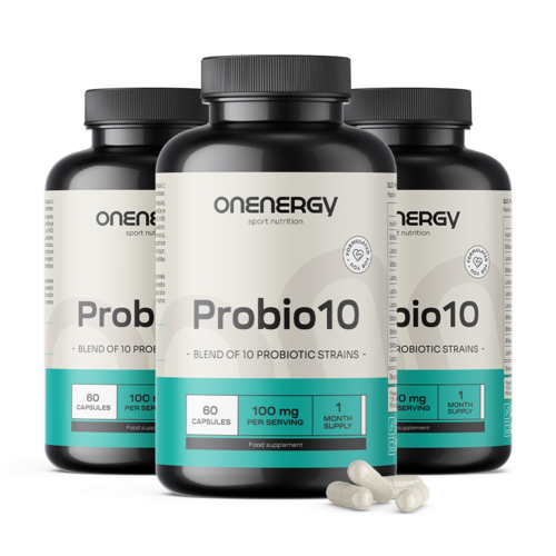 3x Probio10 – complesso do colture microbiologiche, totale 180 capsule