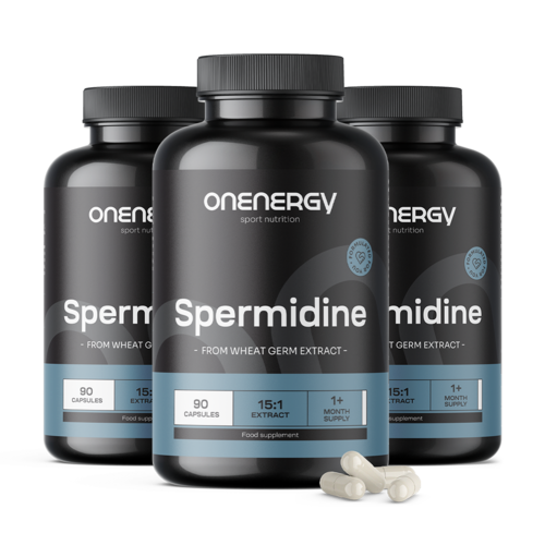 3x Spermidina – dall'estratto di germe di grano, totale 270 capsule