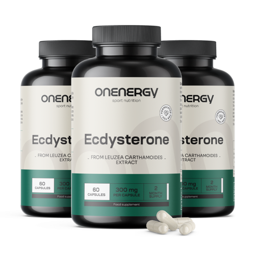 3x Ecdisterone 300 mg, totale 180 capsule