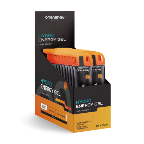 Hydro energy gel – arancia, 24 x 55 ml