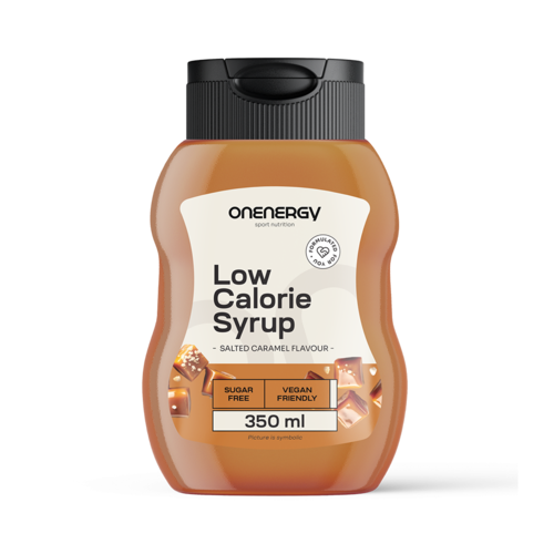 Sciroppo ipocalorico con dolcificante – caramello salato, 350 ml